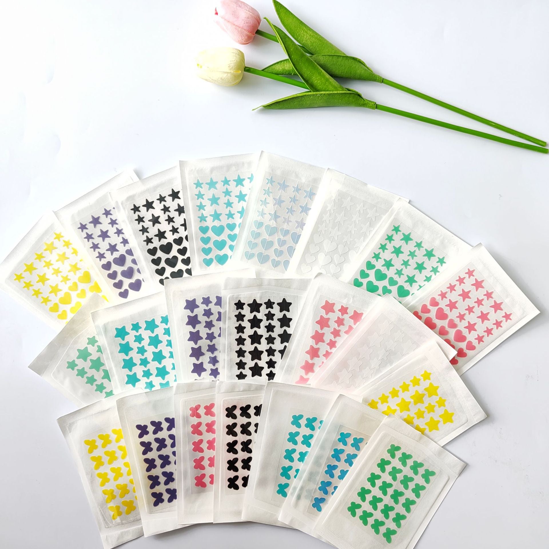 Colorful Cartoon Acne Cover Patches
